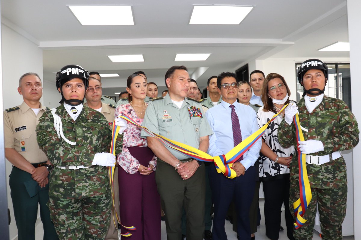 TribunalJPMPCol's tweet photo. Inauguración de los Despachos Judiciales del Sistema Penal Oral Acusatorio de la Justicia Penal Militar y Policial, sede Armenia- Quindío, el pasado martes 09 de abril de 2024. https://t.co/Gy5Oi0Bof2