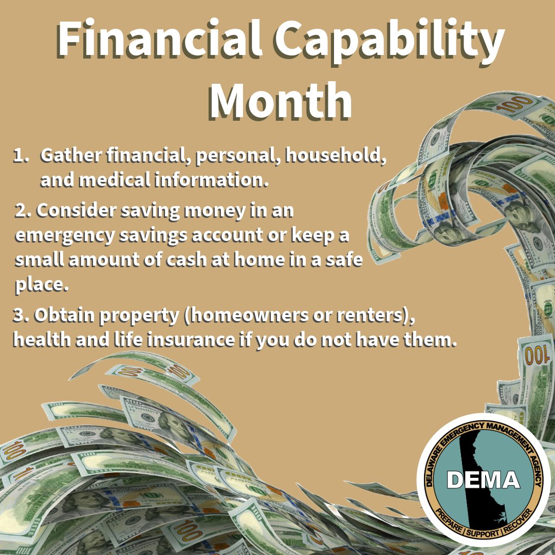 🌟 It's Financial Capability Month! 💰 Are you financially prepared for the unexpected? Don't wait until it's too late – visit ready.gov/financial-prep… for valuable tools and tips to help secure your financial future. Let's #BePrepared together! 📈💸 #FinancialCapabilityMonth