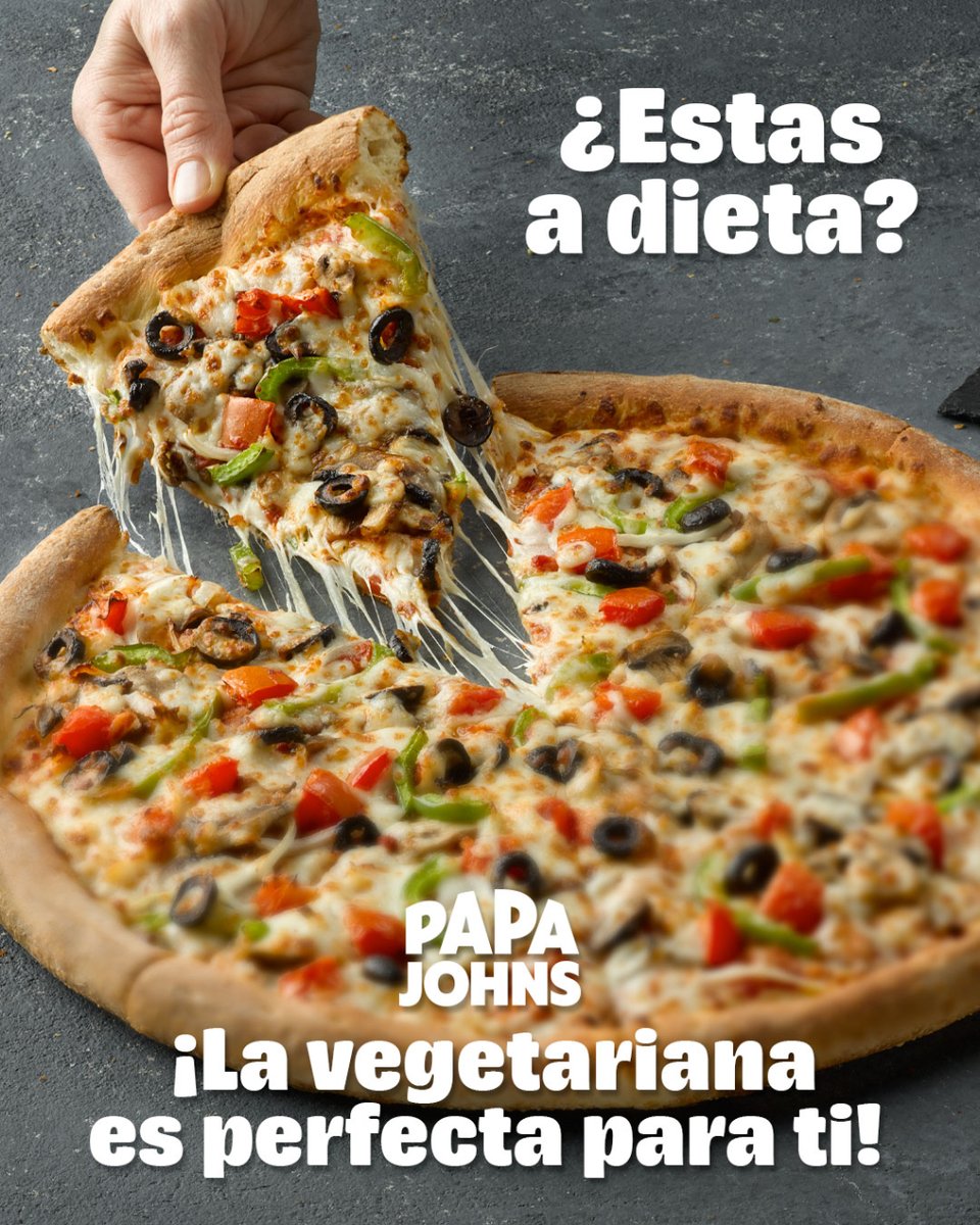 🍅Pide tu pizza vegetariana, con los más frescos y deliciosos vegetales para comer sin culpa. 📲🍕

#pizza #papajohnsve #delivery #postres #etiqueta #comenta #caracas #especialidades