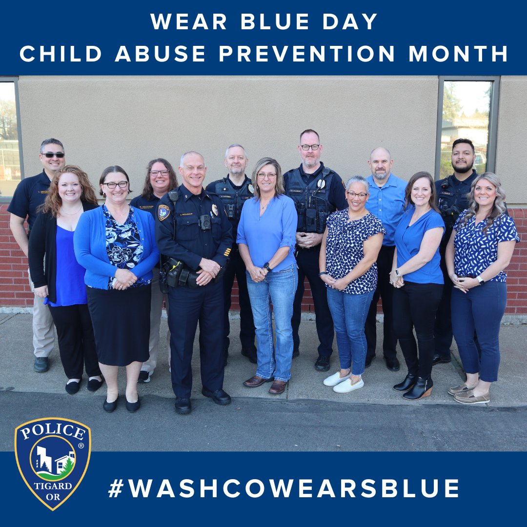 April is National Child Abuse Prevention Month, which increases awareness about the importance of child and family well-being. #WashCoWearsBlue