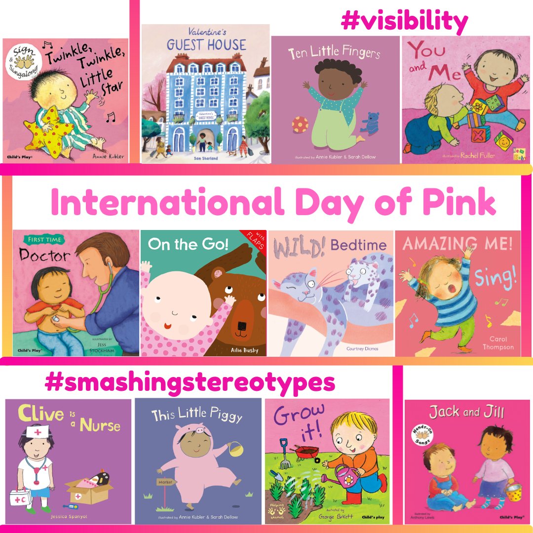 Celebrating #InternationalDayofPink with a smashing showcase of pink book covers and...

#Bookswithusallin childs-play.com