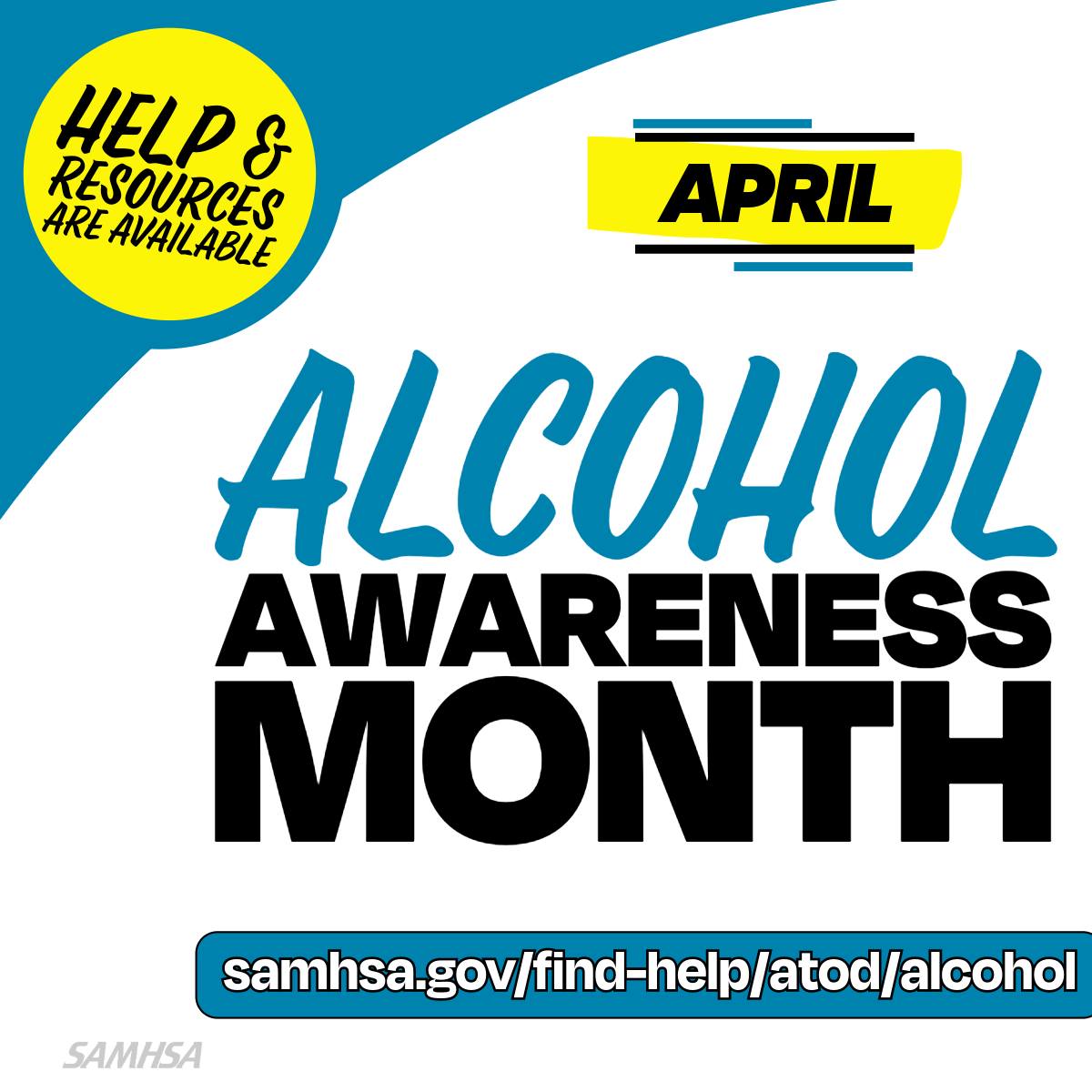 April is #AlcoholAwarenessMonth, a time to raise awareness of alcohol use and misuse. Check out SAMHSA's helpful resources for parents, caregivers, and teens on alcohol use and misuse prevention here: samhsa.gov/find-help/atod….