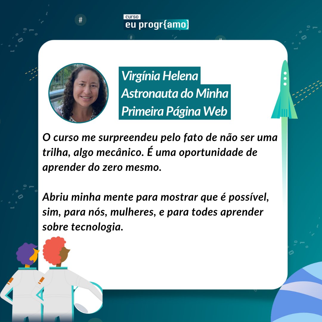 programaria's tweet image. A sensação de aprender algo novo sempre dá um friozinho na barriga, né? 

Por isso, os cursos #EuProgrAmo têm uma didática focada nos primeiros passos. 

Clique no link da bio e junte-se a nós ! 🚀💻