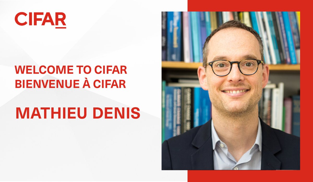We are pleased to welcome Mathieu Denis to CIFAR as the Executive Director, Research & Partnerships this July. Mathieu brings a host of experience, including as founder and head of the International Science Council’s Centre for @ScienceFutures_.