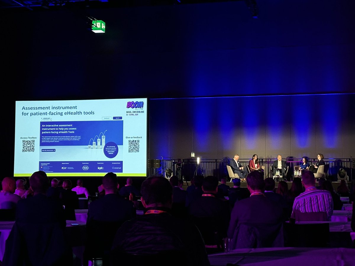 We then had a panel discussion on how to navigate the crowded #eHealth space & uncover solutions that add real value!

#BOOM2024 #DigitalHealth #HealthTech #Innovation
@BoomSummit24 @BaselArea @Kenes_Group @Roche @danielleralic