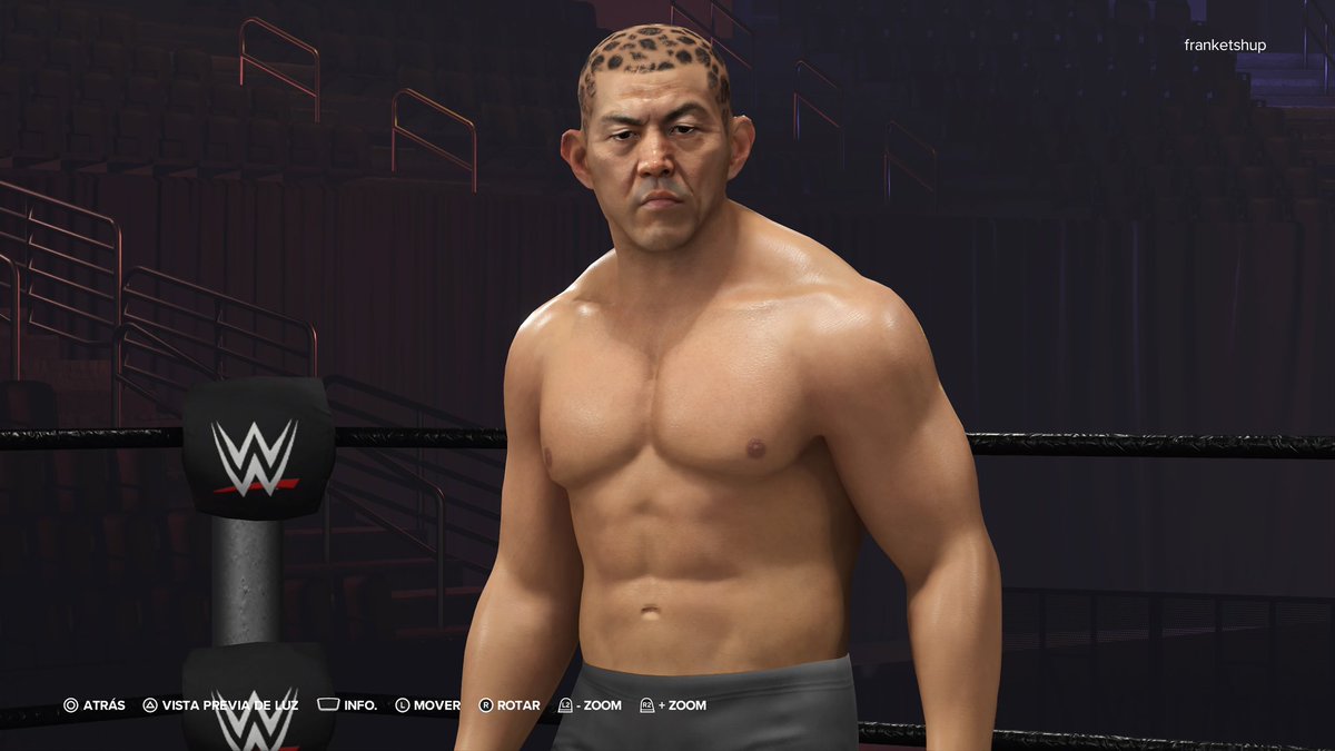 2ketshup's tweet photo. I dont like the result of how its looking, what template I use? 

#WWE2K24 https://t.co/EytBvMgyWl