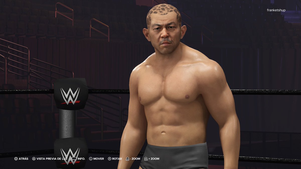 2ketshup's tweet photo. I dont like the result of how its looking, what template I use? 

#WWE2K24 https://t.co/EytBvMgyWl