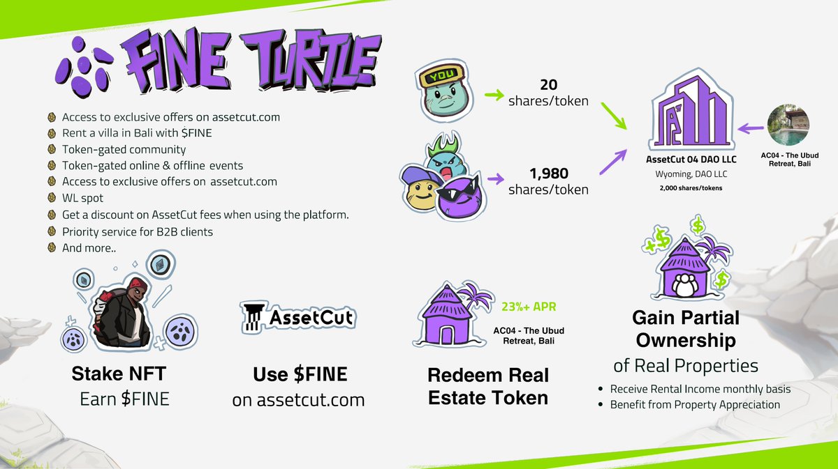 FineTurtleNFT's tweet image. We are not just a pfp.🐢

(1/2)