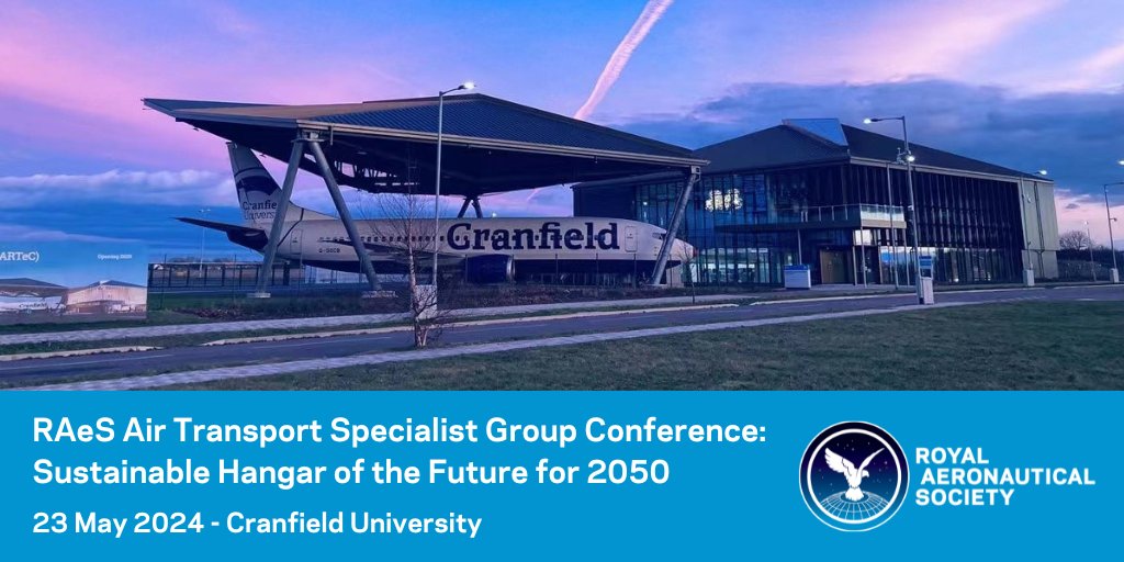 Join our Air Transport Group’s Sustainable Hangar of the Future Conference on 23 May 2024 to learn more about the fast-developing Sustainable Hangar technology with a focus on achieving Net Zero 2050. Book now: ow.ly/Perq50Rc9Sw