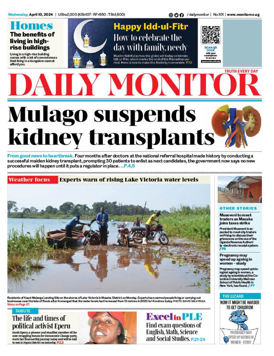 Teams at @MulagoHospital @LubagaHospital @sugesofficial @mengo_hospital are ready for Kidney, Liver, Corneal and other transplant surgeries. The Transplant Council ought to be put in place in time to save Ugandans who need this surgery and can not afford to go abroad for it.