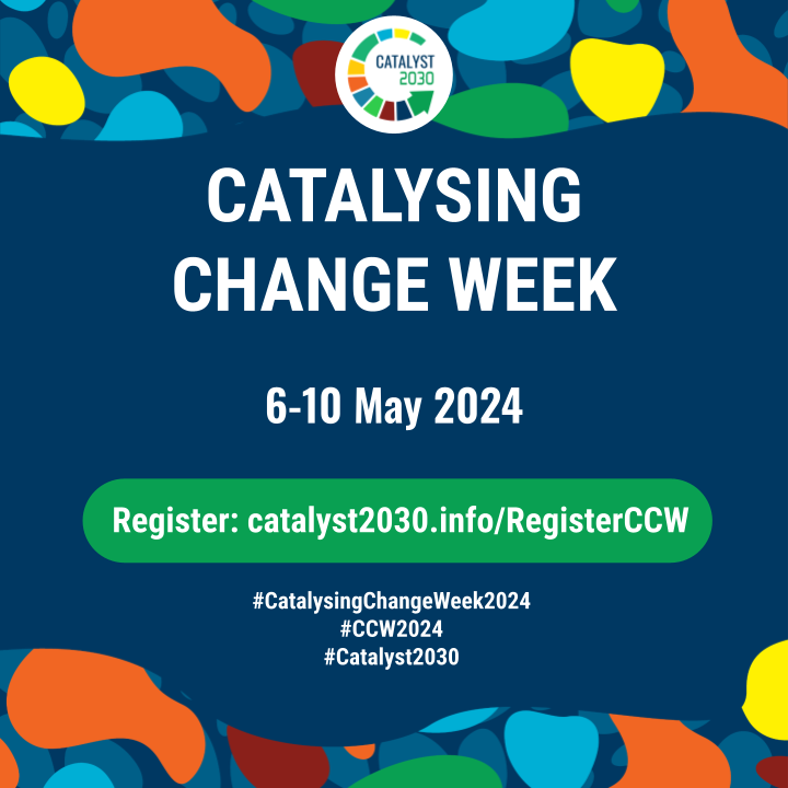 From May 6–10, join @Catalyst_2030 at the #CatalysingChangeWeek2024. The global event, led by social innovators & entrepreneurs, aims to share knowledge, exchange ideas & accelerate collaborative systems change. Register here: members.wingsweb.org/events/75777