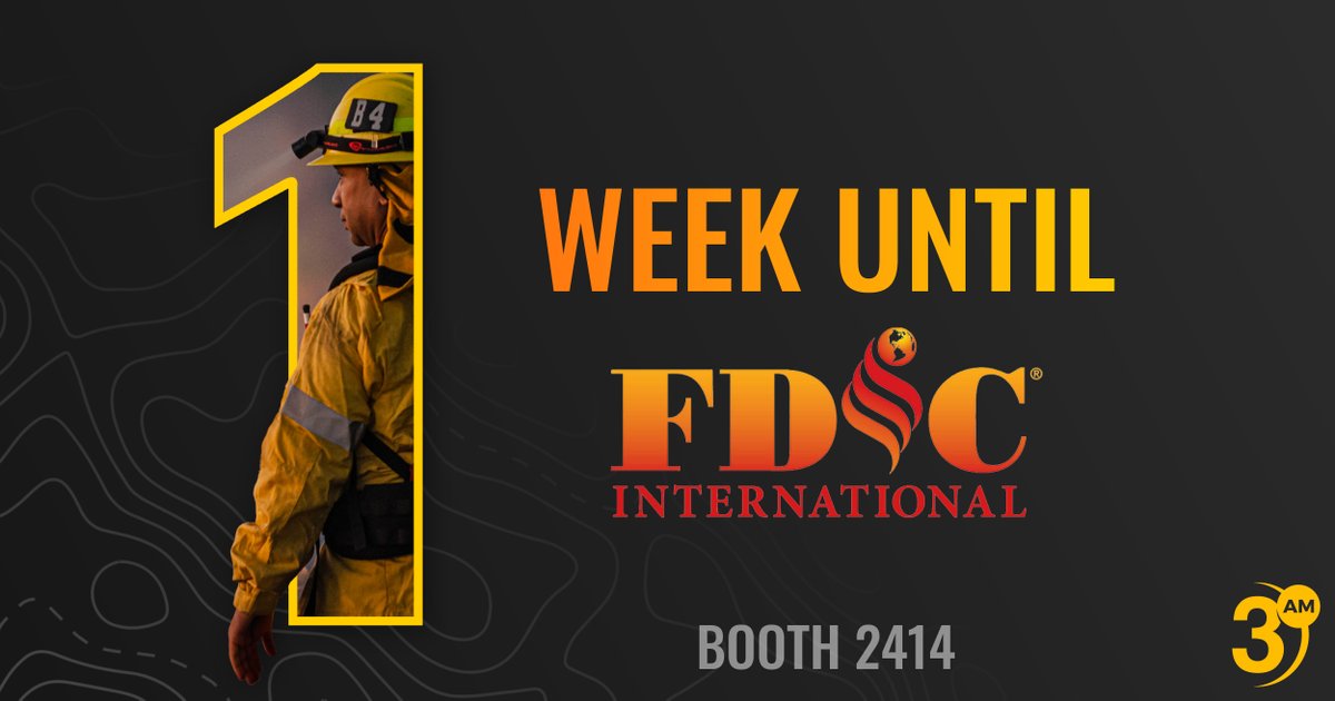 Who are we going to see at @FDICInternational in Indy next week?? We'll be at booth #2414 and in the Command & Control center in #LucasOilStadium with our friends from @Esri, @Panasonic, @Dejero, and @TangoTango! #Firesafety #IncidentCommand #ResourceTracking