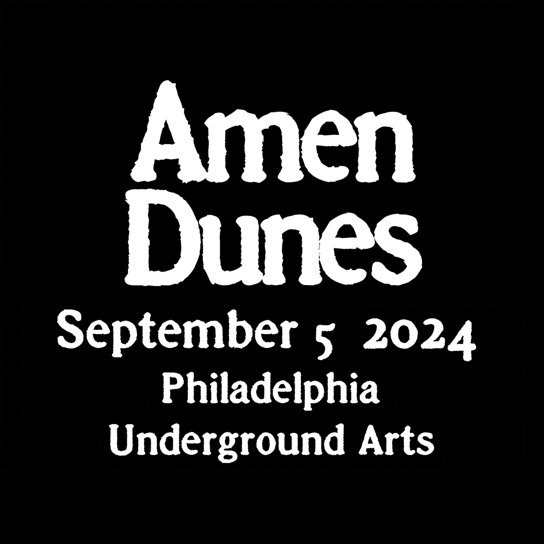 **Just Announced** Amen Dunes unveils a brand new sonic direction on the Death Jokes tour, stopping by on September 5 🖤 - Tickets on sale Friday 4.12 at 10a