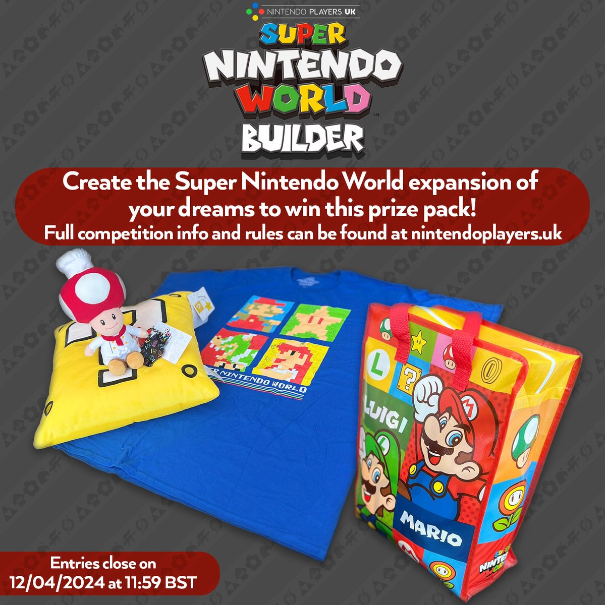 🎢 Design the #SuperNintendoWorld expansion of your dreams and be in the chance to win this amazing #UniversalStudios Goodie Bag! 📅 Tick-tock, you have until Friday to enter. More details here - loom.ly/wiGRKLA Submit your entry here - forms.gle/wUnKqpihQRxfQG…