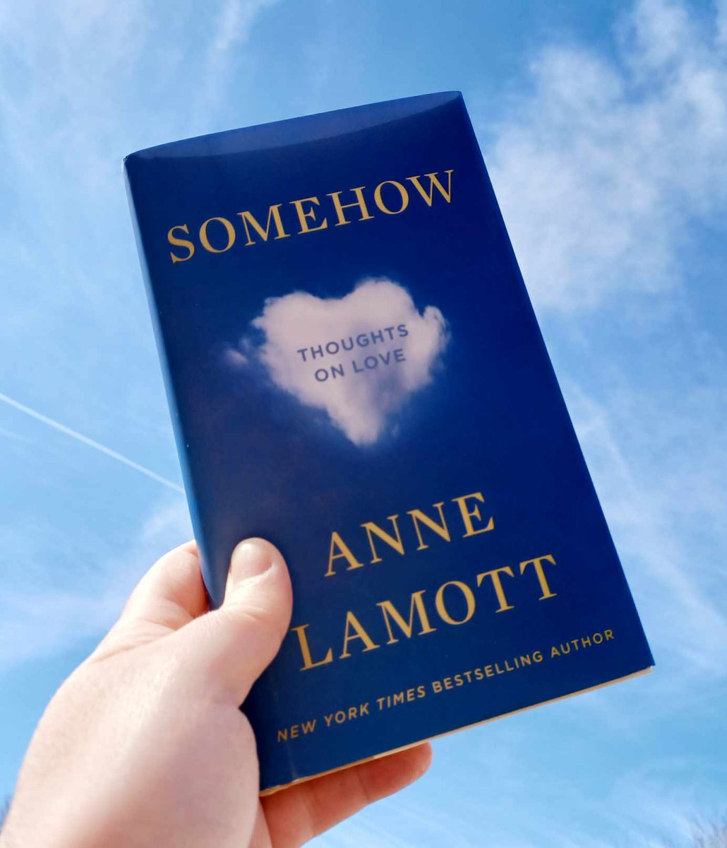 Love is in the air! Happy birthday, @ANNELAMOTT -- and thanks for gifting us SOMEHOW: THOUGHTS ON LOVE (@riverheadbooks). 🥳❤️📚