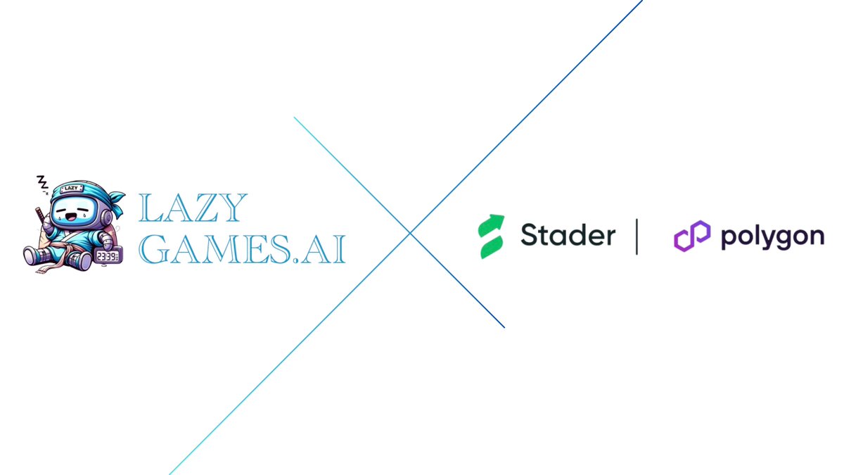 📣 Game-changer alert! @LazygamesAi 🤝 @stader_polygon All you #Stader peeps are in for a special #LazygamesAI treat! 🎮 Get ready to elevate your gaming with extra rewards! 🚀🎁 🚨Stay Tuned for more updates!