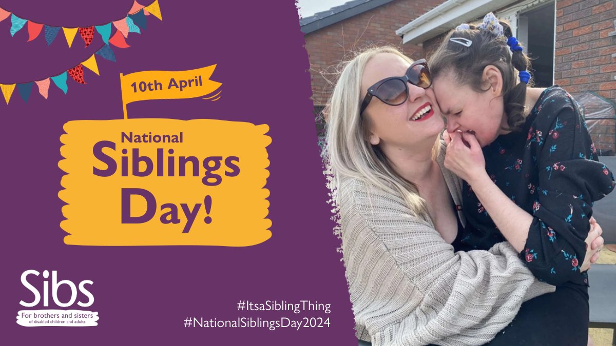 Today is #NationalSiblingsDay, a day to recognise children who share caring tasks with their parent(s) & continue caring for their brother or sister throughout their lifetime. Support is available to Sibling #Carers in #Birmingham ow.ly/ovLZ50Rcrxt