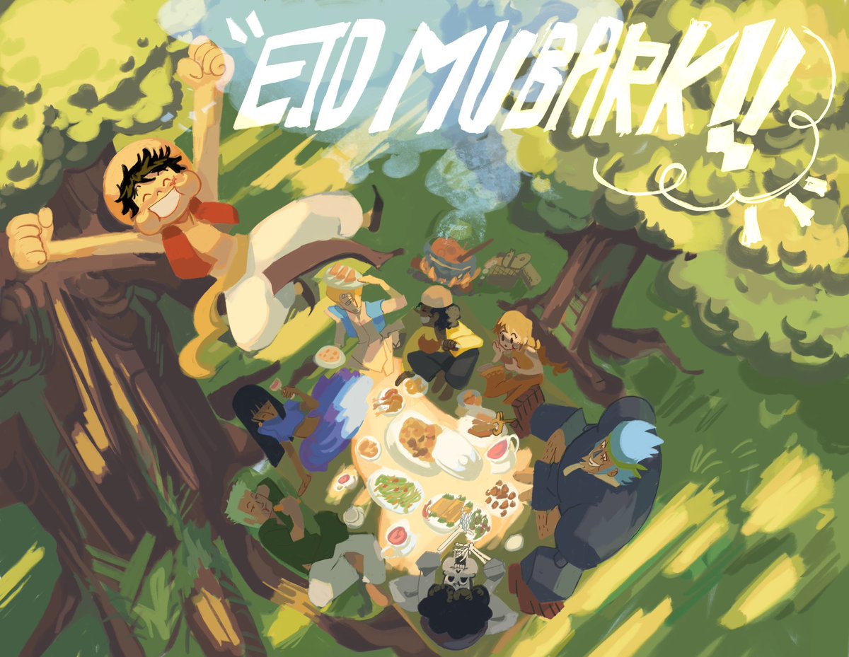 EID MUBARAK EVERYONE❗️❗️❗️ #onepiece