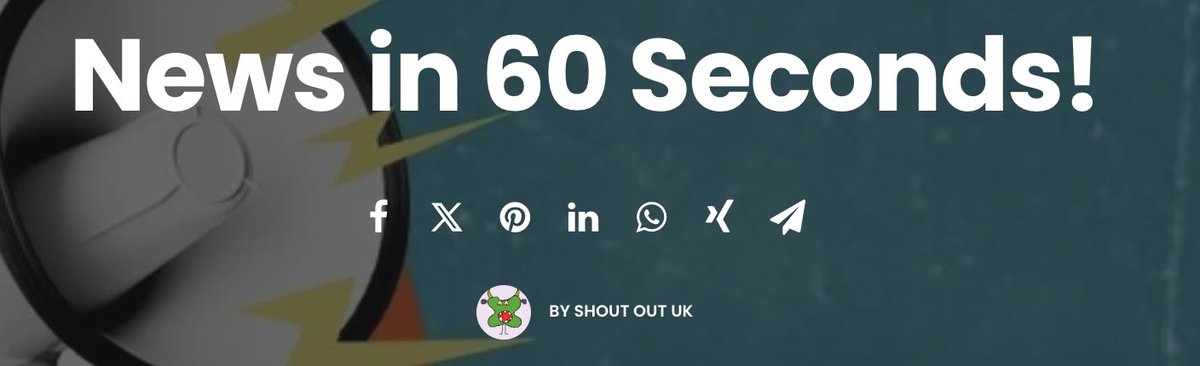 Oh you want news? 🤔 We can give you news🤝.....in 60 seconds We discover that plants can scream (no really) 🙀🙀, and, we ponder the ethics of using AI to 'speak' with the dead 💀. This and much more here 👉 shoutoutuk.org/2024/04/05/new…