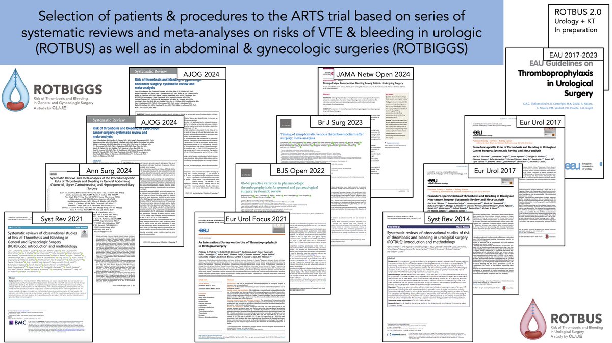 Great day for our research program on #thrombosis & #bleeding in #surgery Large, investigator-initiated, international #ARTStrial approved in Finland 🇪🇺 by ethics & regulators We’ill do best to recruit patients & improve care #EBM #thromboprophylaxis Contact if interested!