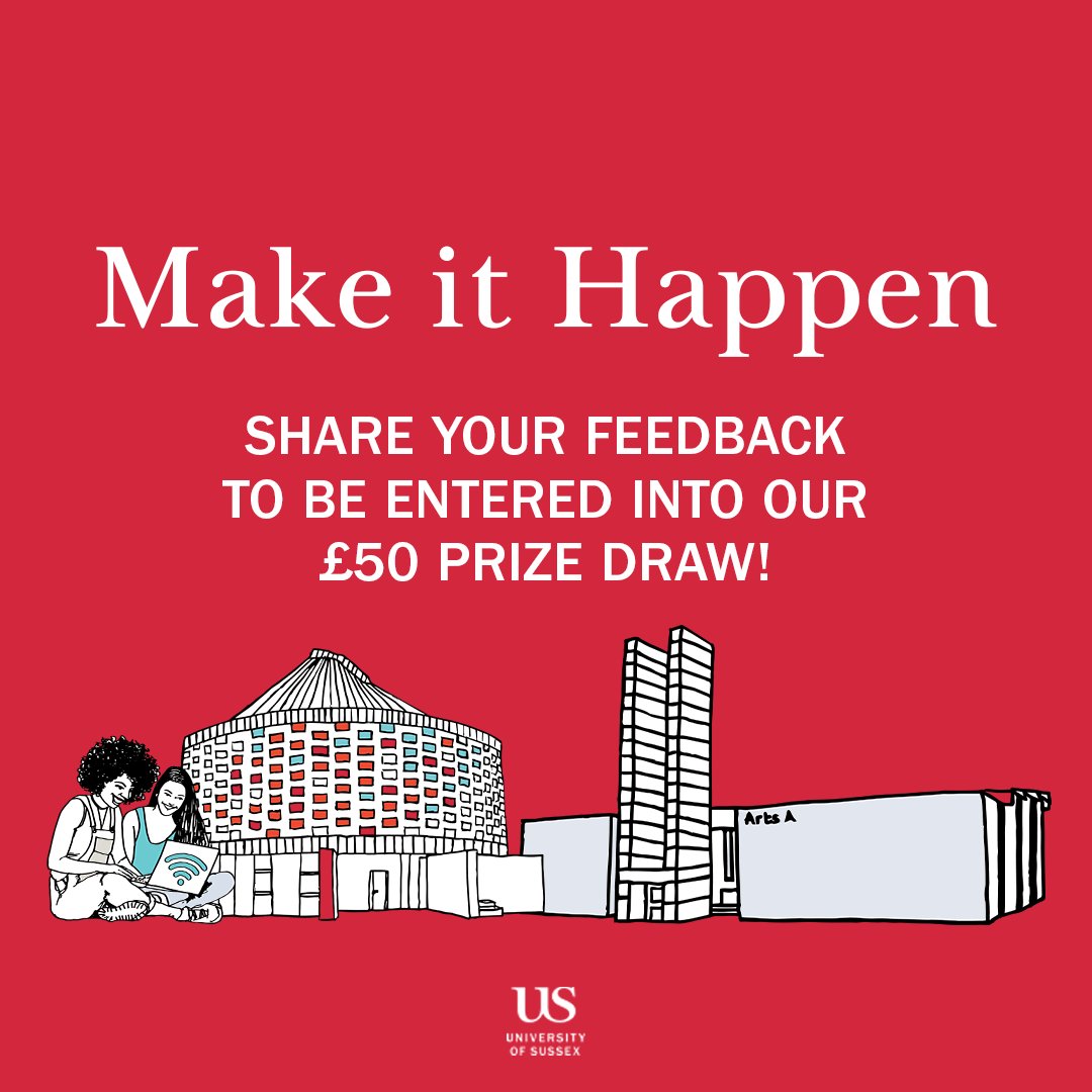 Did you attend one of our Make It Happen Events? We would love to hear your feedback! 📢 Check your student email for the feedback form. Take five minutes to fill out the form before midnight on Sunday 14 April for the chance to win a £50 retail voucher. T&Cs apply.