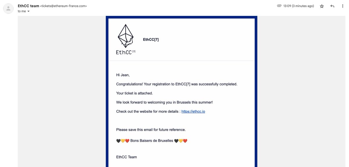 first time I get to buy a @EthCC ticket!

a bientôt, bruxelles!🇧🇪