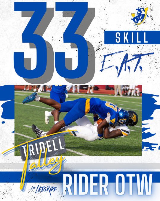 Brad Smiley (@coachbradsmiley) on Twitter photo CONGRATS to <a href="/TridellJ/">Tridell Talley Jr.</a> named our <a href="/SAUFootball/">Mulerider Football</a> SKILL RIDER OF THE WEEK!!! #Sharks ๐ฆ #AlwaysWorkinโ ๐ค๐ CONGRATS to <a href="/TridellJ/">Tridell Talley Jr.</a> named our <a href="/SAUFootball/">Mulerider Football</a> SKILL RIDER OF THE WEEK!!! #Sharks ๐ฆ #AlwaysWorkinโ ๐ค๐