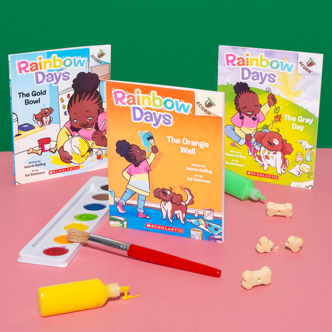 Has your beginning reader met Zoya and her puppy Coco yet? In the Rainbow Days series by @valerie_bolling, illustrated by @confettikai, this creative duo finds artistic ways to make every day an adventure! 🌈 bit.ly/43VuqZP