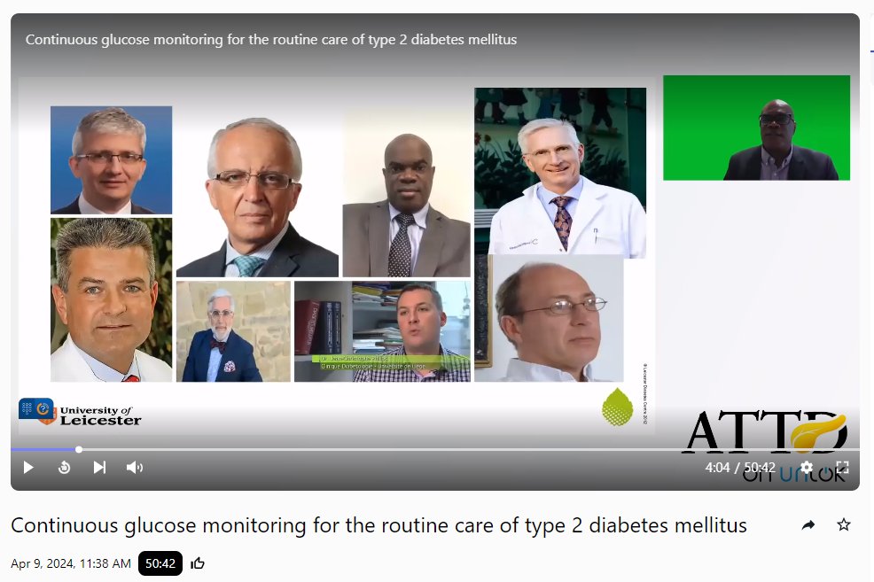 🎙️Recording of the last #OnlineFirstRelease is now available! A new article was released online simultaneously with the presentation, and it is also free to access. Recording & Article available now👉 bit.ly/3VTJ7e8 #ATTD24 #UNLOKEducation #KenesEducation #CGM #T2D