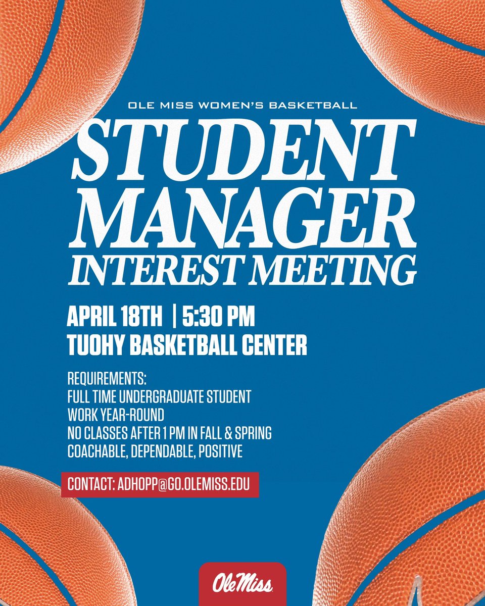 olemissmanagers's tweet photo. Mark your calendars! https://t.co/CMcT4Wu2v2