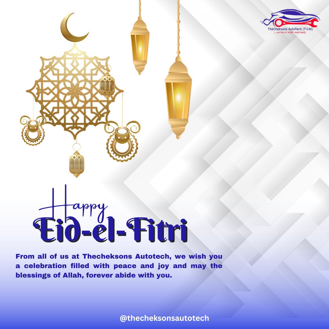 Happy Eid-el-Fitri to all our Muslim brothers and sisters. May it be full with Joy and Happiness. Happy Eid-el-Fitri, from all of us at Thecheksons Autotech!
#eidmubarak #eidelfitr #celebration #Warribasedmechanic #vehicleemergency #cars #1usd #ThirdMainlandBridge #funkeakindele