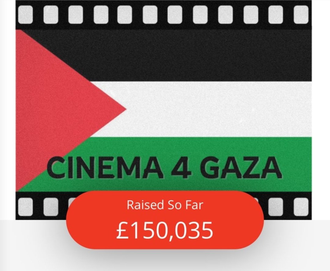 You did that. We did that. Let's keep it going. uk.givergy.com/cinemaforgaza/…