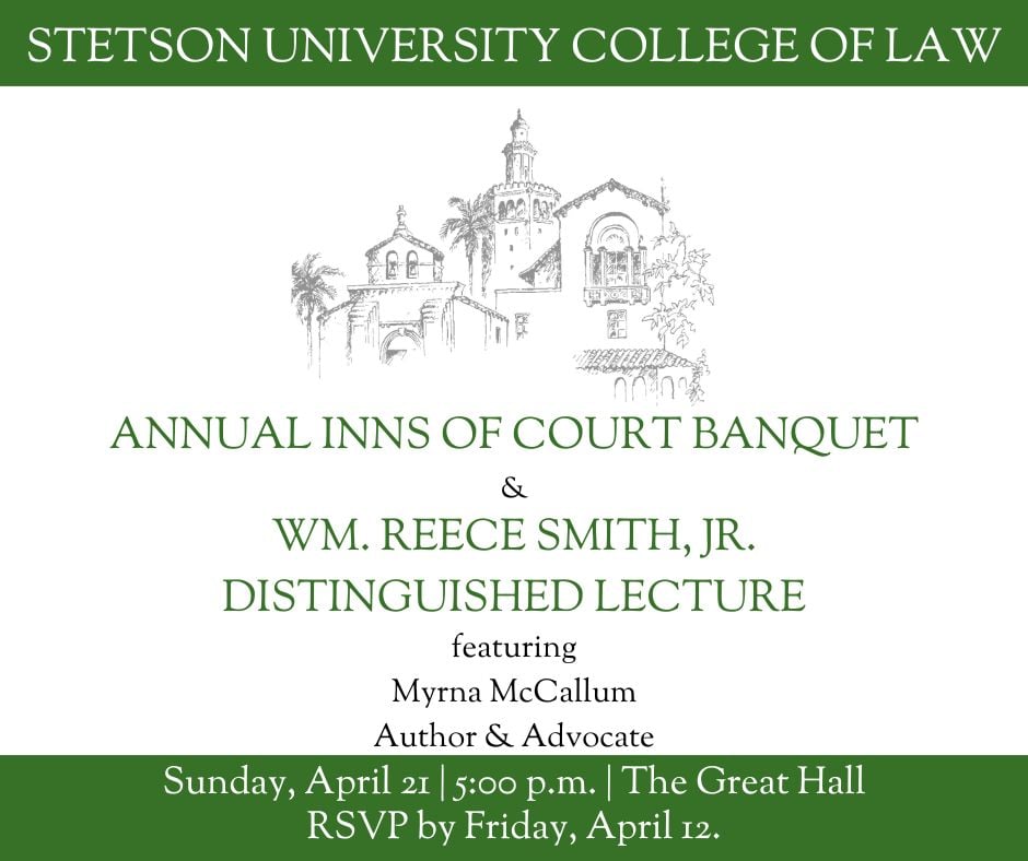 Our annual Inns of Court Banquet is just around the corner! This year's program will feature Myrna McCallum, a thought leader in the area of trauma-informed lawyering. Join us for an evening of thought-provoking conversation. RSVP by this Friday: bit.ly/43RB5Eu