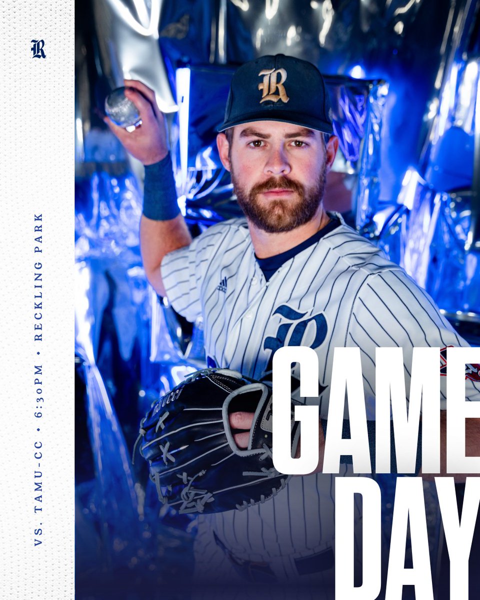 Hey Owls, we have a game today 🆚 TAMU-CC 🏟️ Reckling Park 🎟️ RiceOwls.com/bsbtix 📺 ESPN+