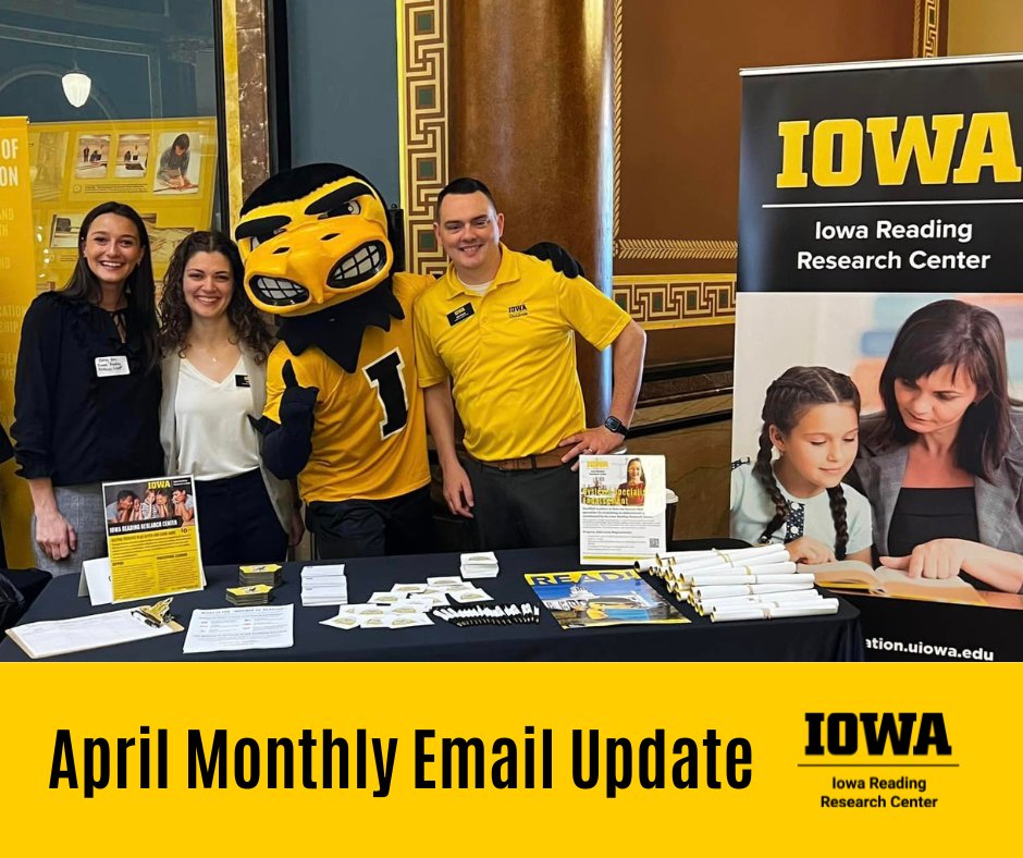 What’s new at the IRRC? Read our April Monthly Email Update to learn about the exciting workshops at the 2024 Iowa Science of Reading Summit, three new research-packed blog posts, and more! mailchi.mp/uiowa/march202…