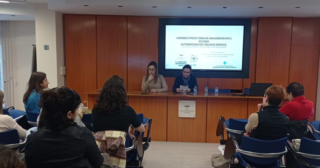 FarmaceuticsGi's tweet photo. 🔊 1es Jornades científiques #COFGi.
✔️Avui s’han presentat els estudis finalistes i s’han lliurat els premis a les autores guanyadores de cada àmbit.
Fomentem la recerca!#COFGi
Moltes gràcies a tots els qui heu participat i assistit‼️ https://t.co/gwUxNF8Smd