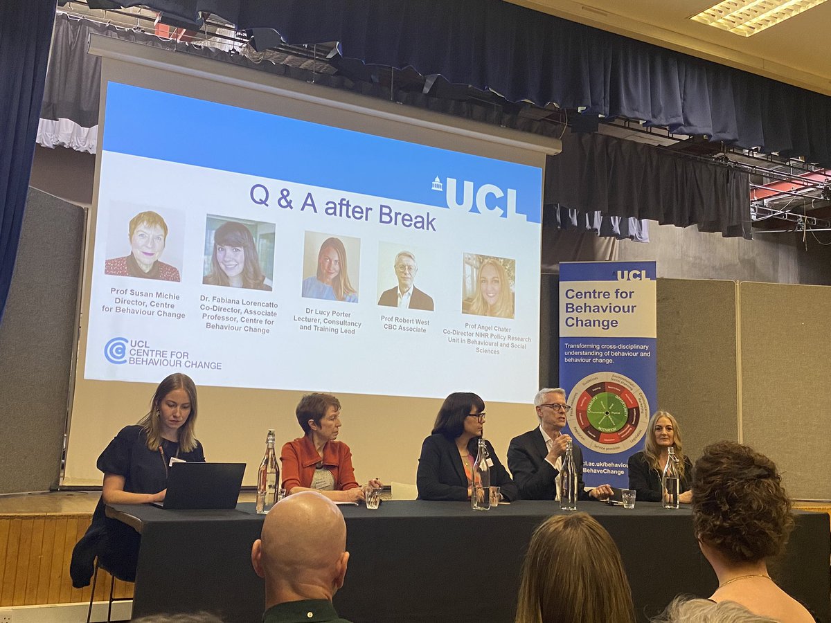 How do we make sure that behaviour science is used for the benefits of society rather than harm? Prof @SusanMichie says, it is a matter of setting policies, and correct political strategy. Discussions should continue... #10yearsCBC @UCLBehaveChange