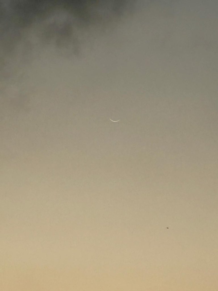 Chand Mubarak. Hope the sabr and strength we gained from Ramadan helps us endure through the testing times.