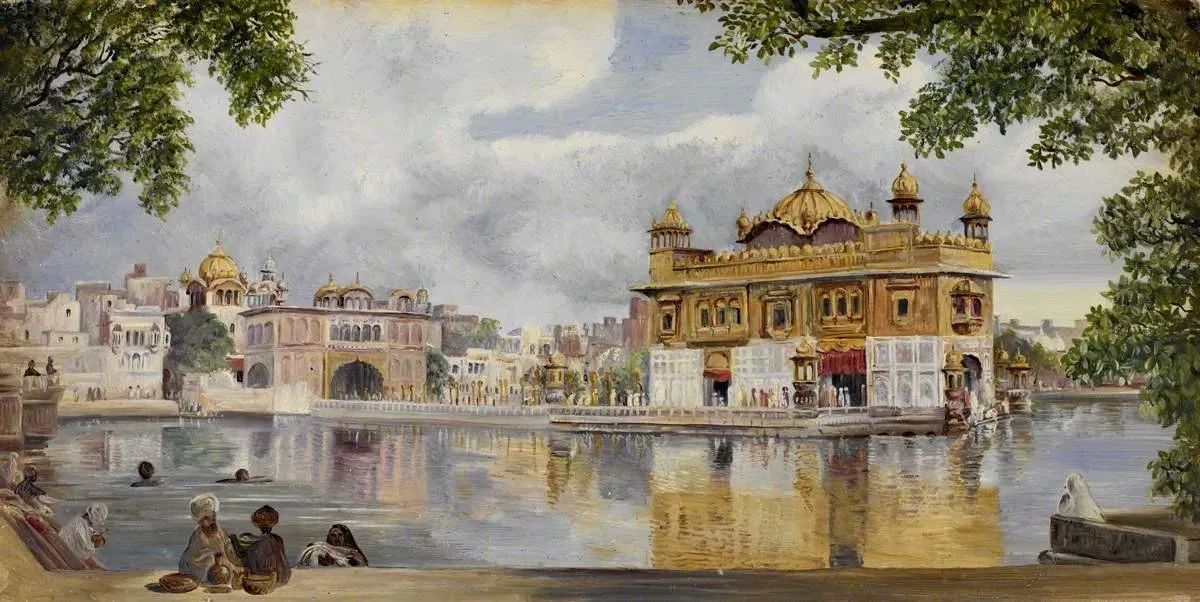 RamblingSingh's tweet photo. 'The Golden Temple, Amritzur, India. 26 May 1878'
Marianne North (1830–1890)
British Library https://t.co/Epfa29GPVx