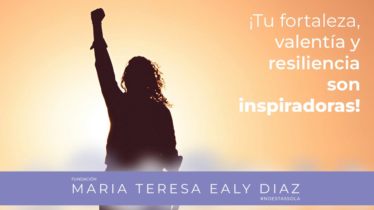 ¡Tu fortaleza, valentía y resiliencia son inspiradoras! En la Fundación María Teresa Ealy Díaz, te ofrecemos un refugio de apoyo y cuidado para acompañarte en tu camino hacia la sanación.