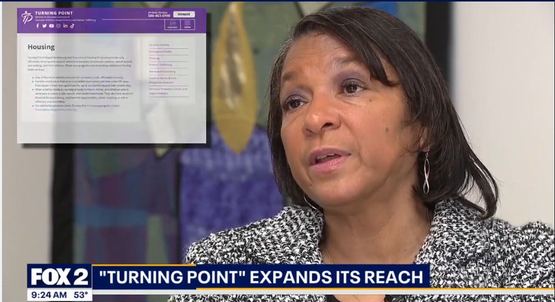 Seeing an increased need for #humantrafficking services, nonprofit @TurningPointMac is expanding housing to help survivors transition into a life free of oppression. @FOX2News @EricaOnAir talks to CEO Sharman Davenport about tackling this critical issue: fox2detroit.com/video/1438973