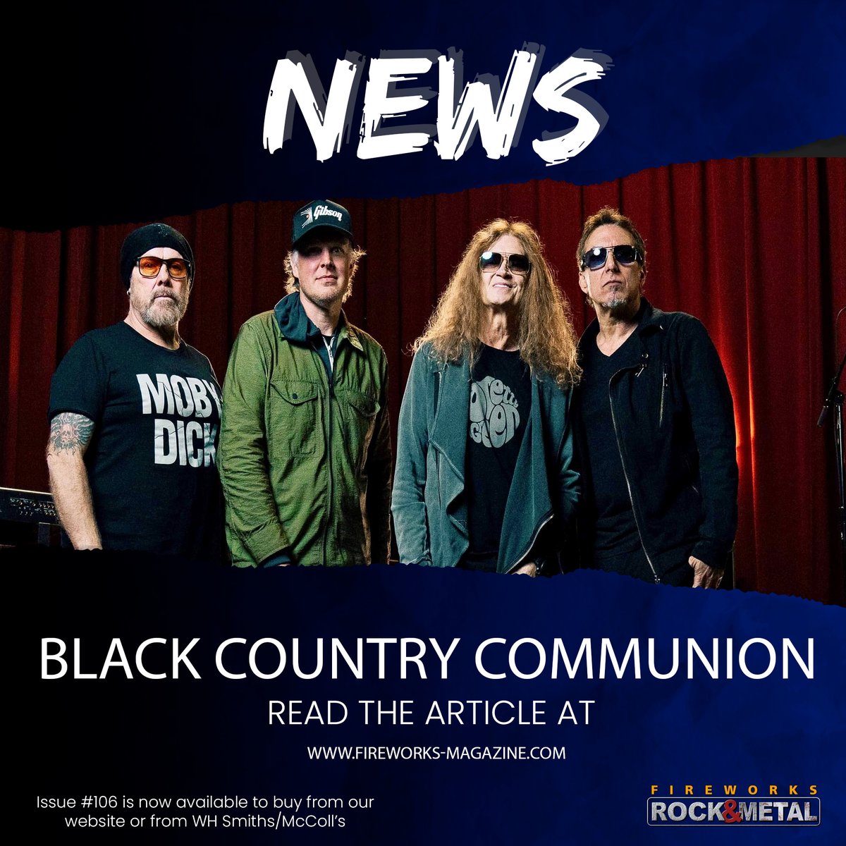 𝗘𝗫𝗖𝗘𝗟𝗟𝗘𝗡𝗧! Supergroup Black Country Communion Release Second Single 'Red Sun' from New Album 'V'. 𝘙𝘦𝘢𝘥 𝘢𝘣𝘰𝘶𝘵 𝘪𝘵 𝘩𝘦𝘳𝘦: wix.to/ccUGPBB @BCC_Rocks - BUY Issue #106 from fireworks-magazine.com 𝙐𝙆 𝙎𝙪𝙗𝙨𝙘𝙧𝙞𝙥𝙩𝙞𝙤𝙣𝙨 𝙣𝙤𝙬 𝙟𝙪𝙨𝙩 £32