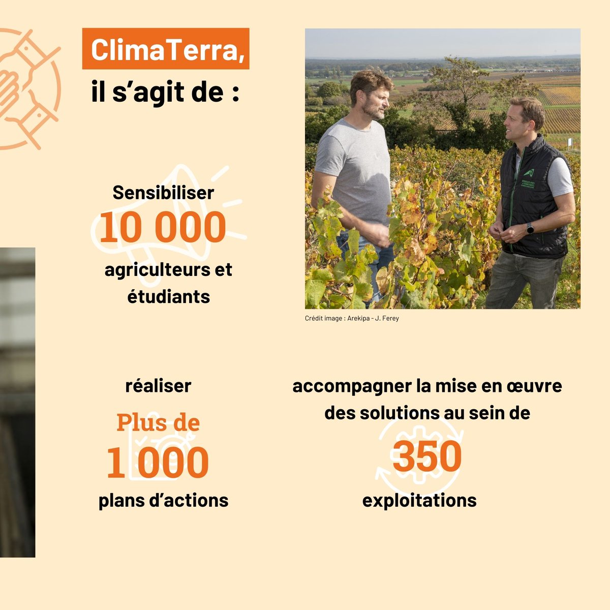 ✨ 100 ans ensemble ➡️Transformer les questions climatiques en réponses durables est l'un des défis que les #ChambresAgri se sont fixées pour les 100 ans à venir. 👉A découvrir dans notre livre '100 projets pour demain' 100ans.chambres-agriculture.fr #100ansChambresAgri