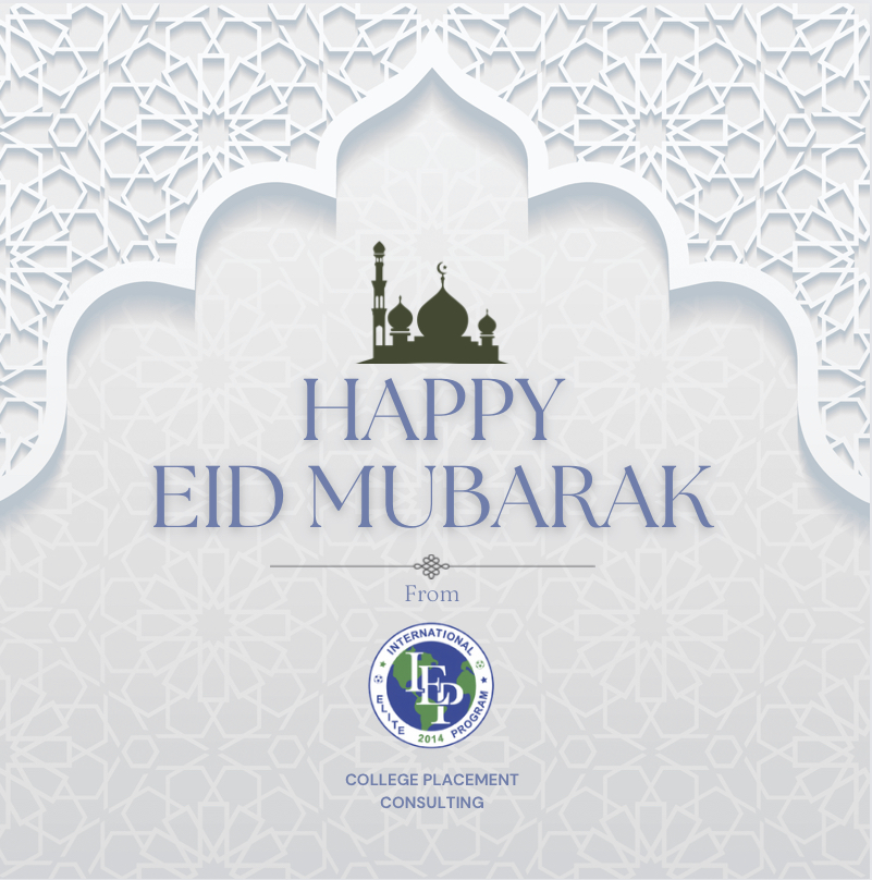 CPC_IEP's tweet photo. Happy Eid from IEP College Placement Consulting https://t.co/8TECN3u54o