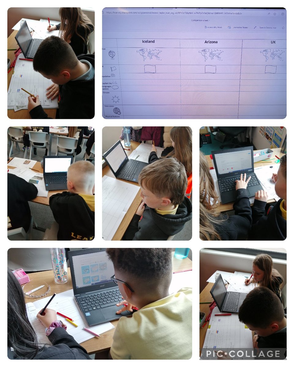 Being geographers in 6BE today by researching the three regions studied in our Climate Change unit of work. Preparing for our discussion on where a good place to live in the future would be and why. #epsgeography #6BE