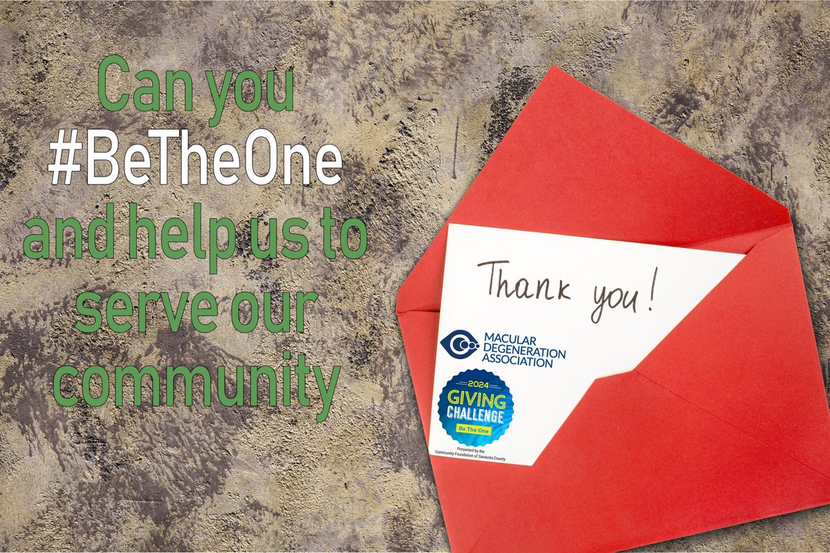 #GivingChallenge2024- Be The One Has now ended. We would like to thank all those who donated. A special Thank you to The Patterson Foundation who graciously matched all donations up to $100.00.