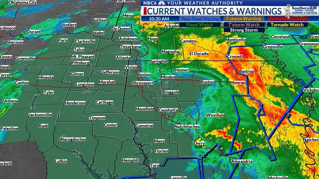 WEATHER AUTHORITY ALERT.....SHV extends time of Flash Flood Warning [flash flood: radar and gauge indicated] for Caldwell, Grant, La Salle [LA] till Apr 10, 1:45 PM CDT ..... Click for more information: ift.tt/c3JeDdQ