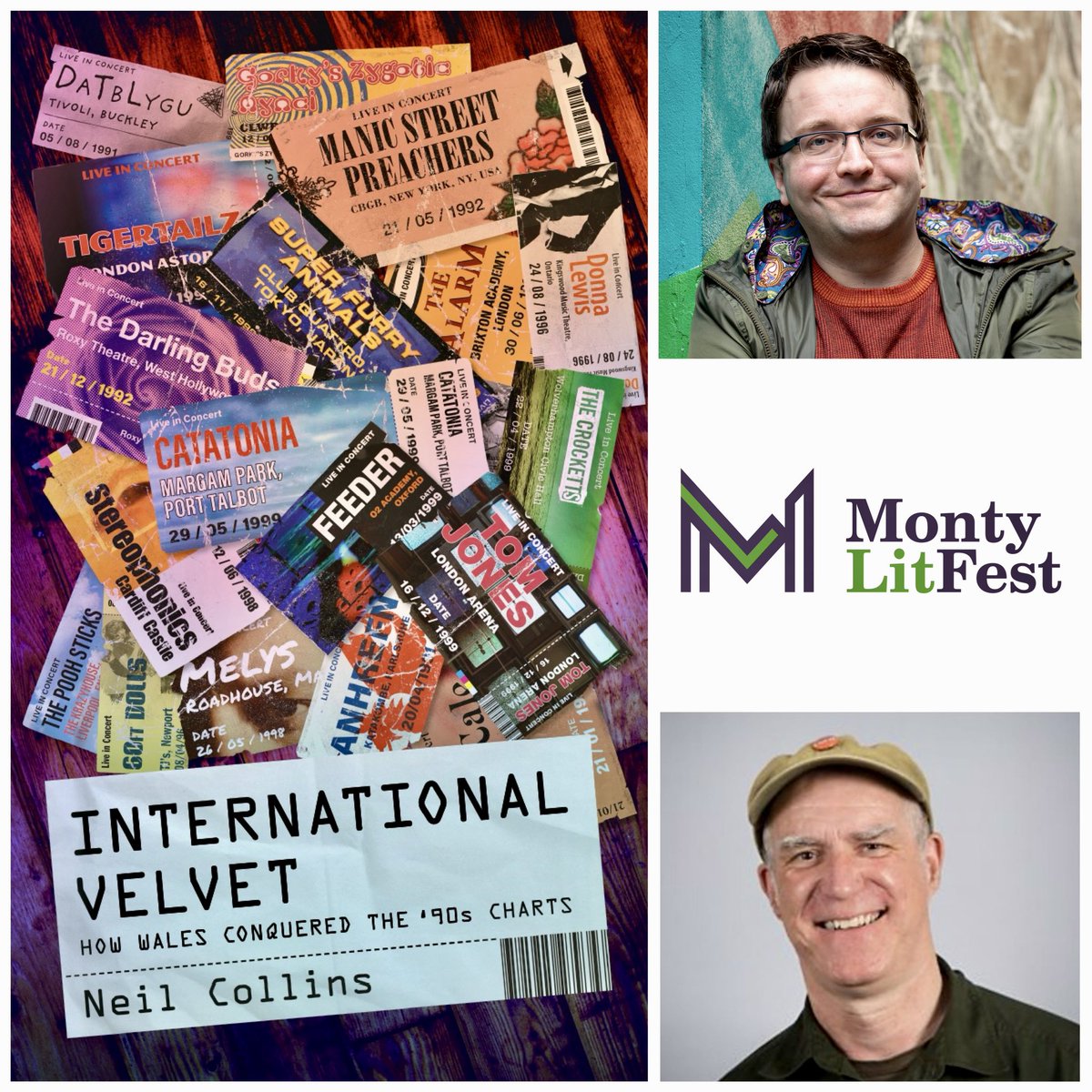 My first event for my new book is at @montylitfest on Fri 7 June where I’ll be joined by @therealrhysmwyn. International Velvet is out 25 July. More events soon. Please DM if you would like to review the book/arrange interviews. bit.ly/43TmdFs linktr.ee/neilcollins123