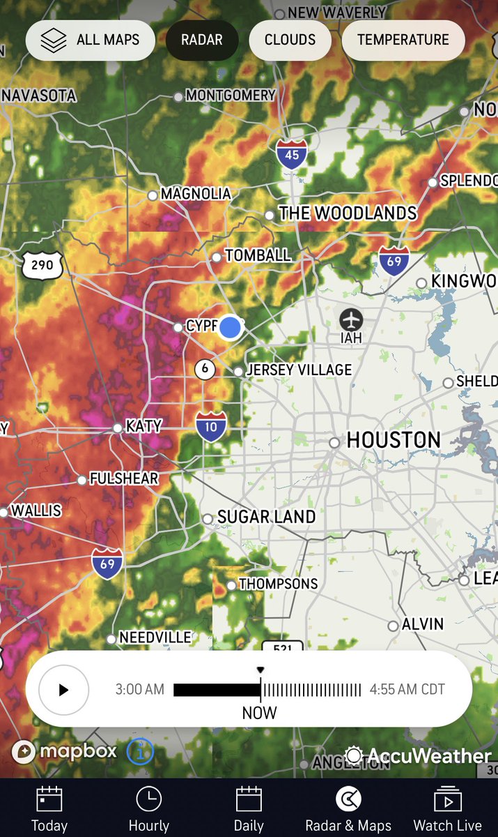 The storm that hit the Houston area overnight was ROUGH. ⛈️ I was already up with the baby, but the windows shook and stuff was blowing everywhere. Woke up to a patio chair in the pool. 😬 How did y’all hold up at your house?