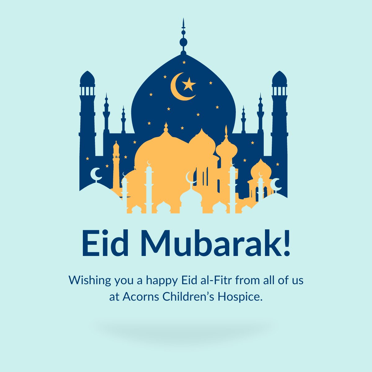 Eid Mubarak🌙✨ From all of us at Acorns, we wish you a very happy Eid al-Fitr!